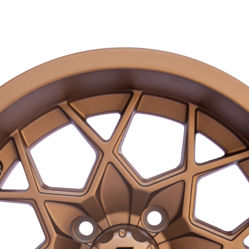 12 / L'alluminio bronzeo a 14 pollici del carretto di golf spinge PCD dei modelli -25 ET 101,6 di 4X4 Bolt