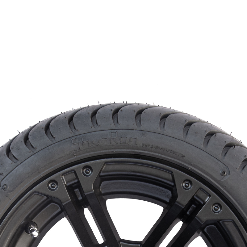 gomma combinata 101,6 PCD combinati di basso profilo 215/35-12 della gomma di 12x7 Matte Black Golf Cart Wheel