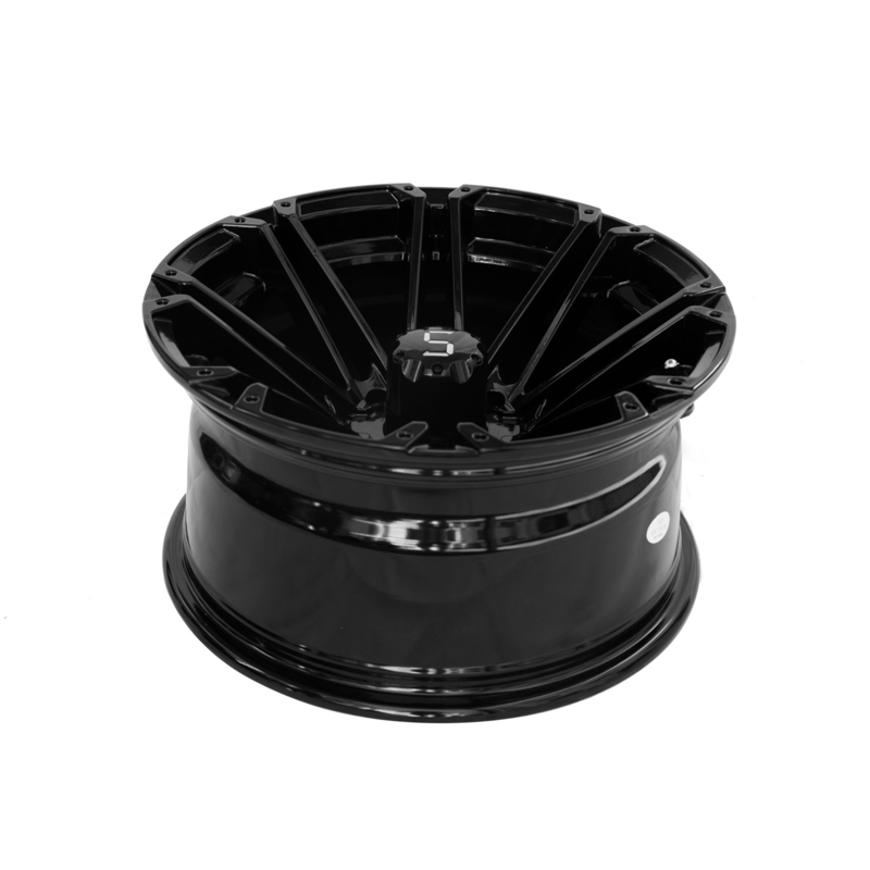 gli orli del carretto di golf 12x7 lucidano il modello nero 101,6 PCD dell'orlo 4x4 Bolt della lega di alluminio