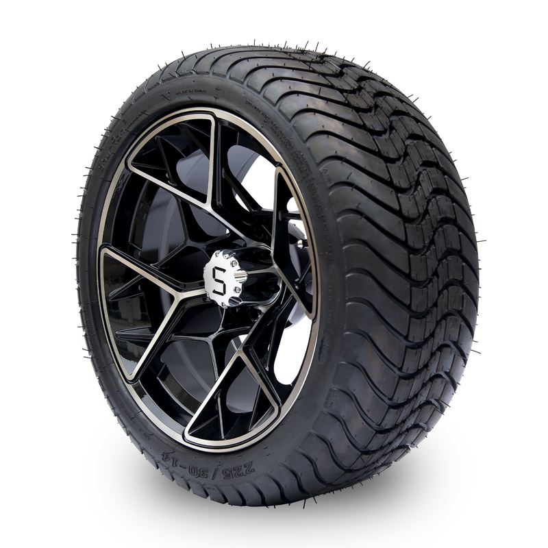 Le ruote del carrello da golf Shu-Ran e i pneumatici 225/30-14 da 13 kg DOT approvati