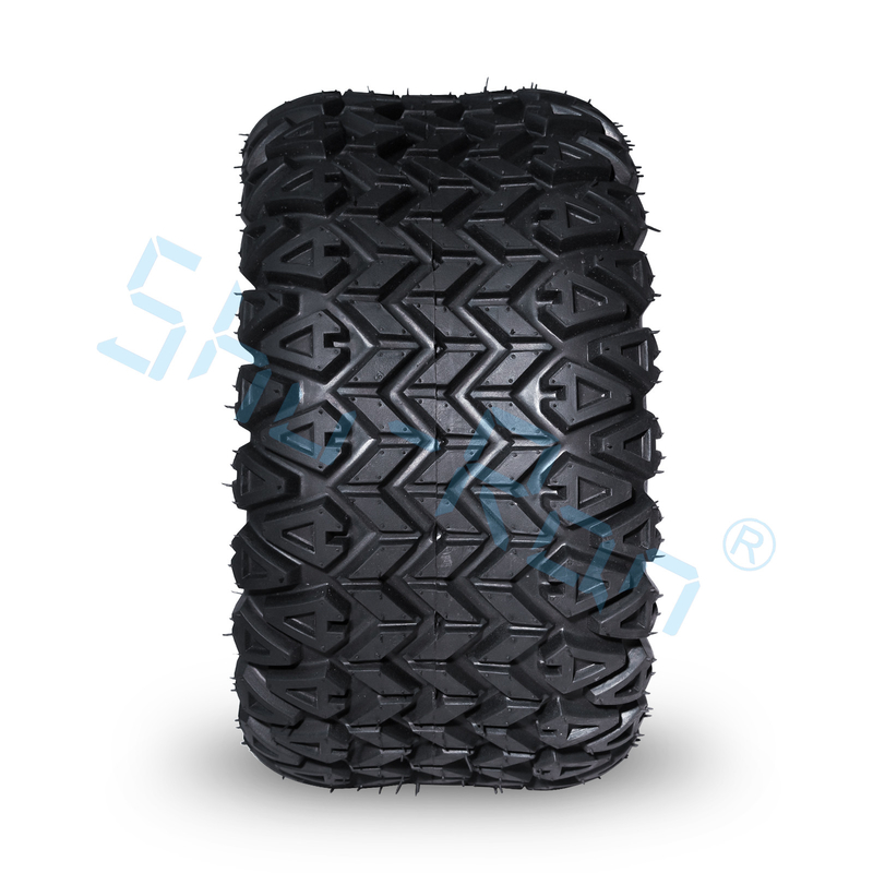20*10-10 Pneumatici e ruote per carrelli da golf per tutti i terreni Legatura di alluminio 10 pollici 4 PLY senza tubi