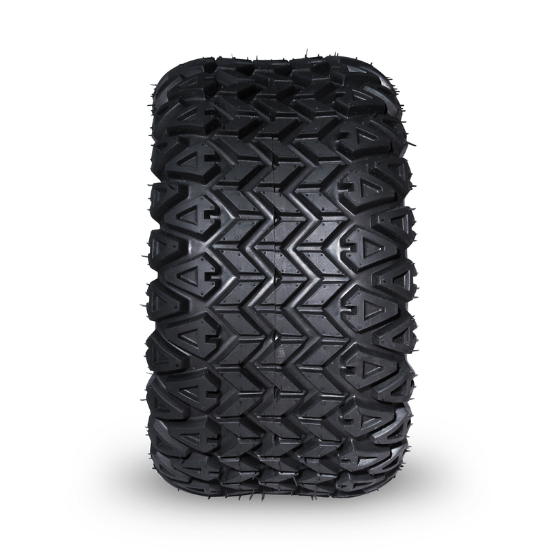 10 pollici Golf Cart Ruota e pneumatici Combo 20×10-10 ATV Machined/Glossy Black