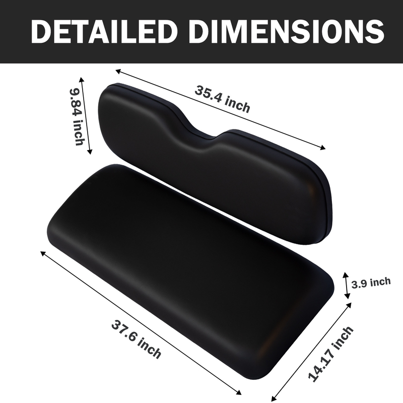 ShuRan Universal Golf Cart cuscini di sostituzione sedile posteriore per EZGO/Club Car/Yamaha