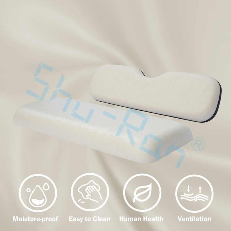 Cuscino posteriore bianco facile da installare resistente per auto da club EZGO YMH