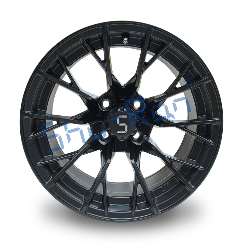 Shuran Nuovo 14' Rims Matte Nero Aluminico Golf Cart Ruota 14x7 Universale 4 Bolt Pattern