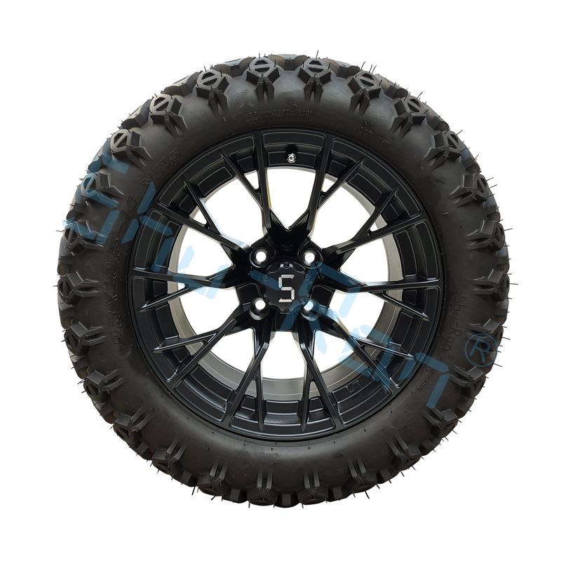 Shu Ran 14 pollici Golf Cart Ruote e pneumatici Cerchi con pneumatici DOT 101.6 PCD 4x4 Bolt Pattern
