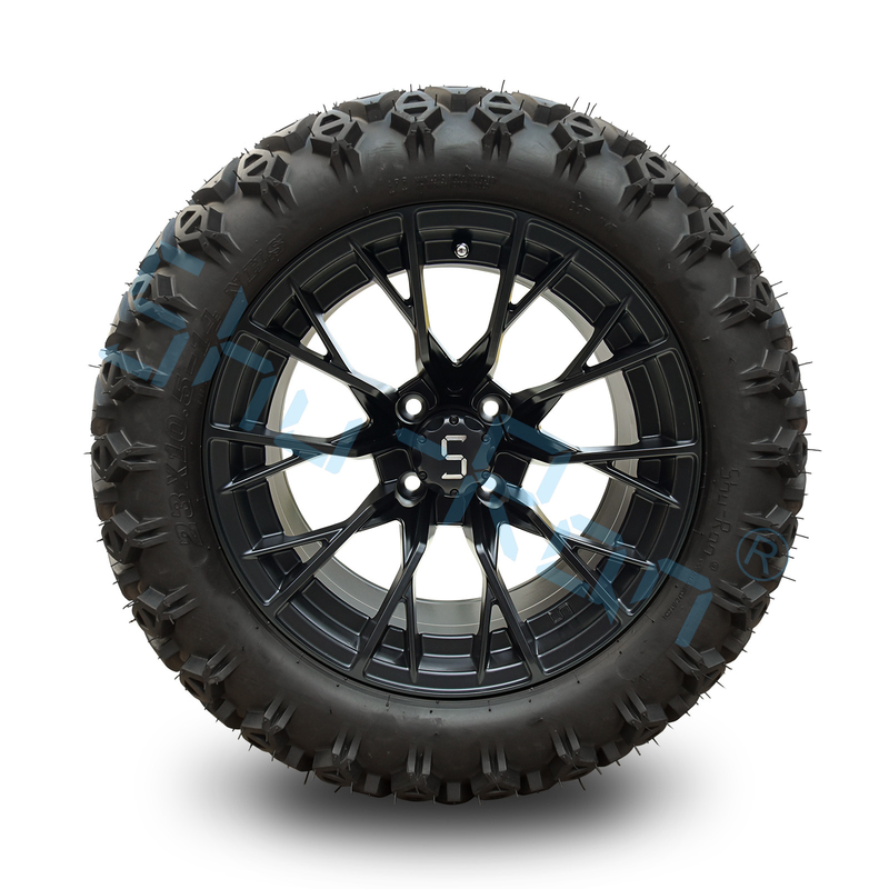 Shu Ran 14 pollici Golf Cart Ruote e pneumatici Cerchi con pneumatici DOT 101.6 PCD 4x4 Bolt Pattern