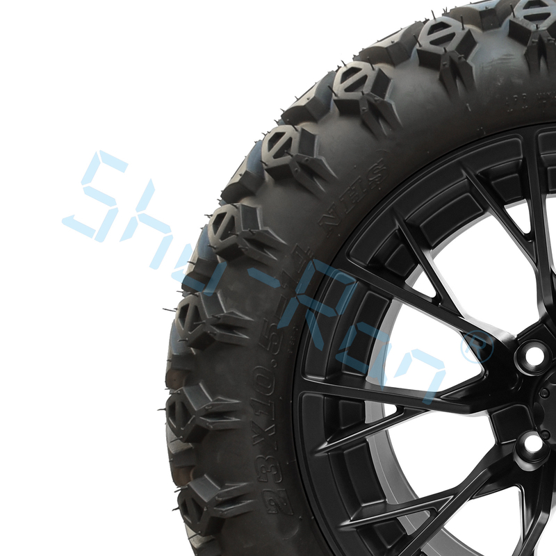 Shu Ran 14 pollici Golf Cart Ruote e pneumatici Cerchi con pneumatici DOT 101.6 PCD 4x4 Bolt Pattern