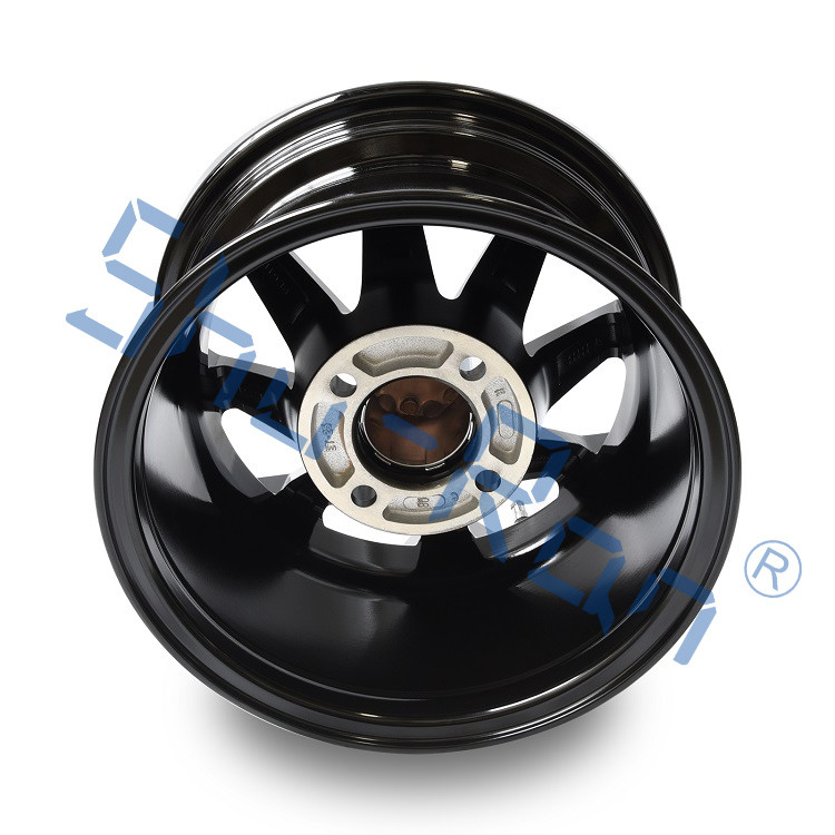 Carro da golf 12'/14' Machined/ Glossy Black Aluminici Rings per Club Car, EZGO, YMH Golf Carts