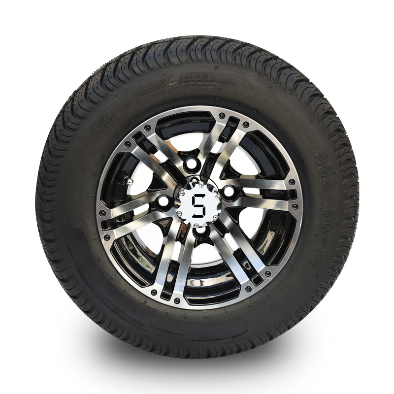 Ruota a 10 pollici del carretto di golf e contrappeso 4x4 Bolt (101.6mm) di 205/50-10 DOT Street Tire Combo -25