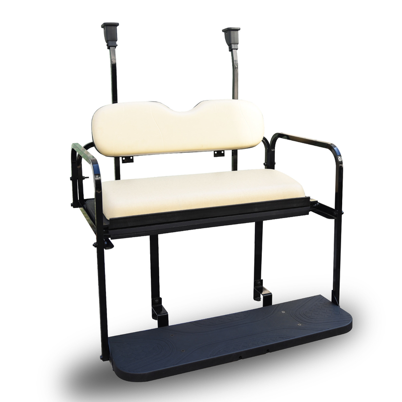 Precedente dell'automobile del club di Flip Back Seat Kit For della parte posteriore del carretto di golf 2N1 - beige
