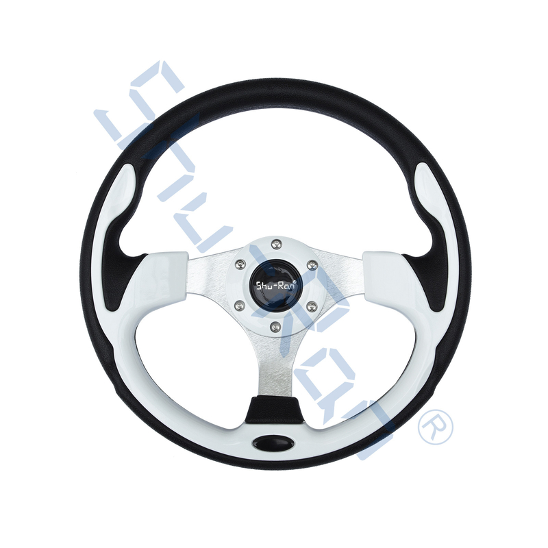 Il carretto di golf GT raduna il volante bianco con la presa dell'unità di elaborazione per l'automobile del club, EZGO e Yamaha
