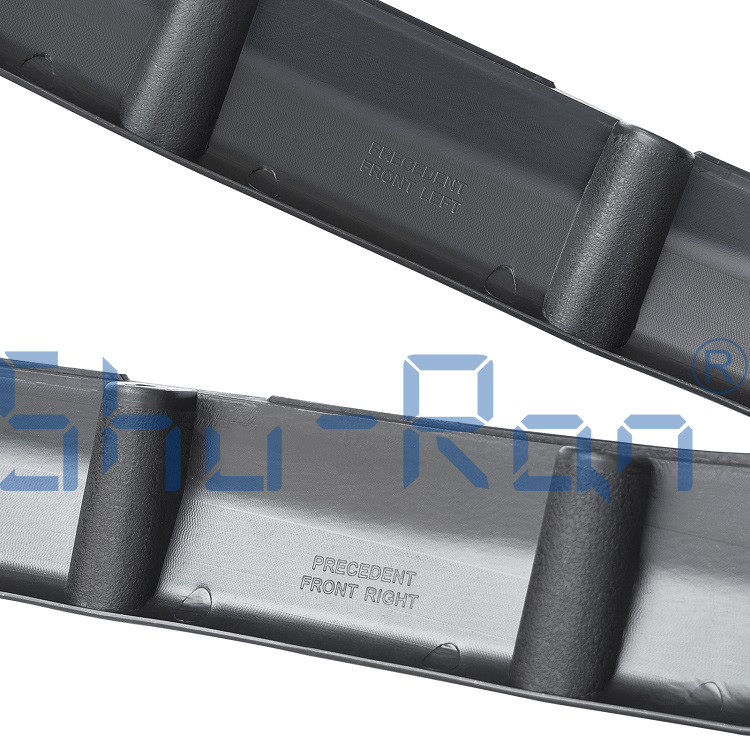 Parte posteriore del carretto di golf e Front Fender Flares For Yamaha neri, un insieme di 4