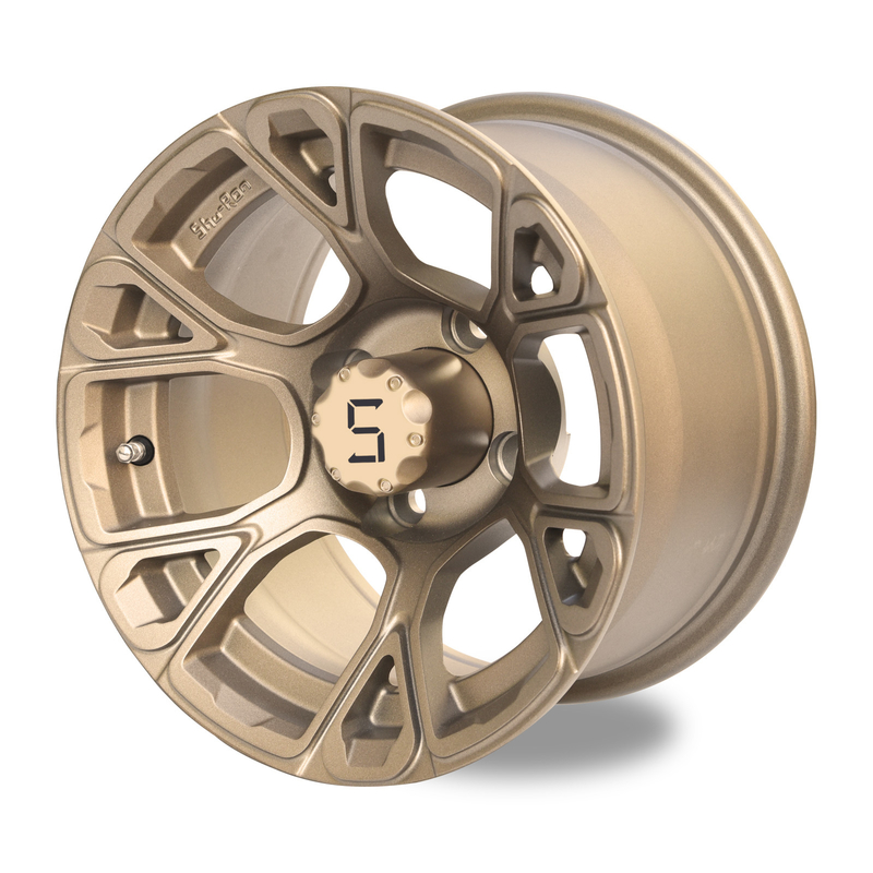 Il carretto di golf a 12 pollici spinge il modello 101,6 PCD di -25mm ET bronzeo 4x4 Bolt