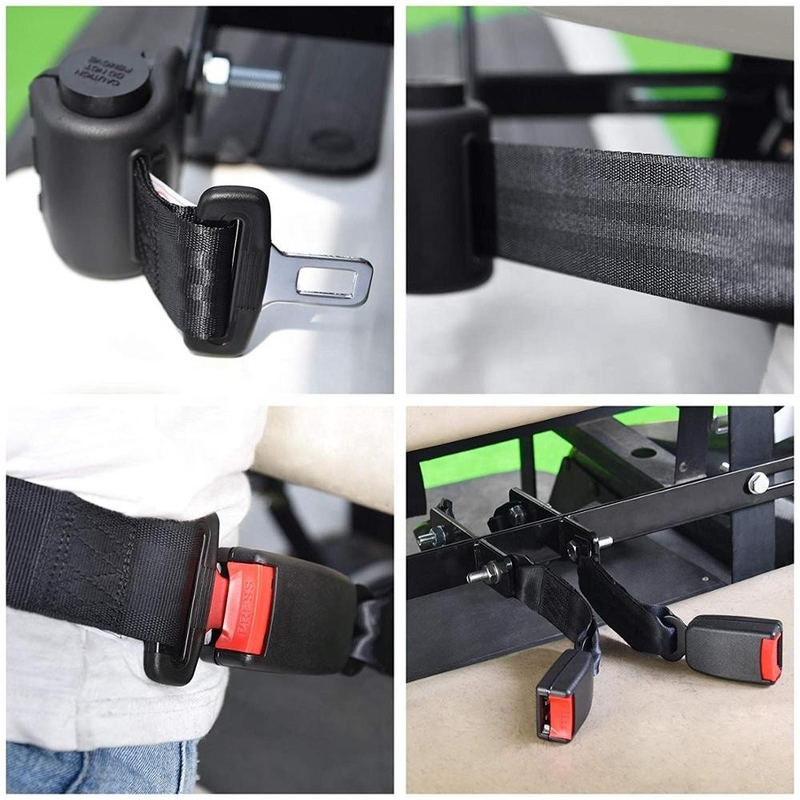 Sistema universale di cinture di sicurezza e supporti per 4 passeggeri
