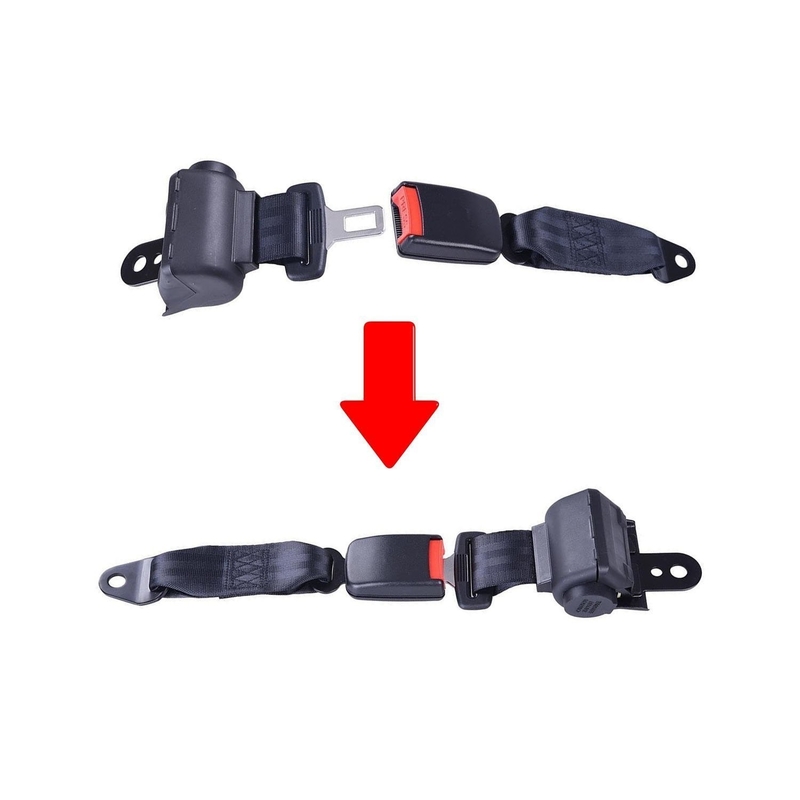 Il carretto di golf ritrattabile di 2 universali cintura di sicurezza il sostegno Kit Compatible con l'automobile del club di EZGO Yamaha