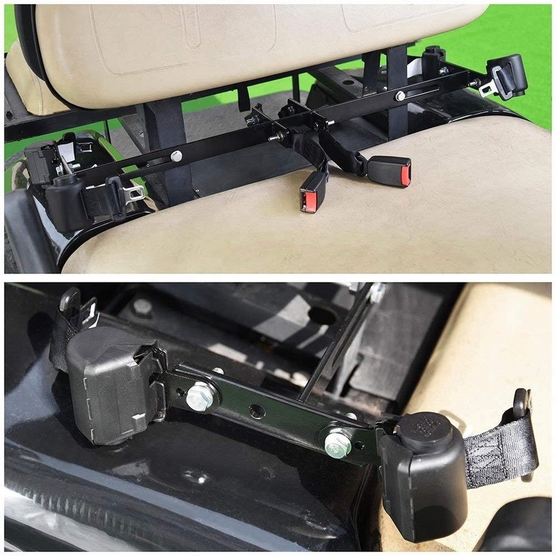Il carretto di golf ritrattabile di 2 universali cintura di sicurezza il sostegno Kit Compatible con l'automobile del club di EZGO Yamaha